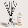 imageMAISON BERGER  Reed Diffuser Clear Glass Scented Bouquet  8 Black Reed Sticks 83 inches  Includes 100 Milliliters 34 Fluid Ounces Fragrance Refill Precious JasmineOrange Cinnamon