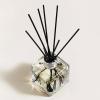 imageMAISON BERGER  Reed Diffuser Clear Glass Scented Bouquet  8 Black Reed Sticks 83 inches  Includes 100 Milliliters 34 Fluid Ounces Fragrance Refill Precious JasmineOrange Cinnamon