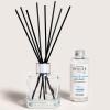 imageMAISON BERGER  Reed Diffuser Clear Glass Scented Bouquet  8 Black Reed Sticks 83 inches  Includes 100 Milliliters 34 Fluid Ounces Fragrance Refill Precious JasmineOcean Breeze