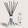 imageMAISON BERGER  Reed Diffuser Clear Glass Scented Bouquet  8 Black Reed Sticks 83 inches  Includes 100 Milliliters 34 Fluid Ounces Fragrance Refill Precious JasmineVelvet of Orient