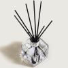 imageReed Diffuser  Cube  Clear  Scented Bouquet with Reed Sticks  Prefilled with Lampe Berger Fragrance  125 Milliliters  42 Fluid Ounces CitronellaNew Fresh Eucalyptus