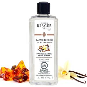 imageMAISON BERGER  Air Pur So Neutral  Lampe Berger Fragrance Refill for Home Fragrance Oil Diffuser  Air Freshener  338 Fluid Ounces  1 LiterAmber Powder