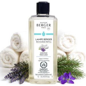 imageMAISON BERGER  Air Pur So Neutral  Lampe Berger Fragrance Refill for Home Fragrance Oil Diffuser  Air Freshener  338 Fluid Ounces  1 LiterFresh Linen