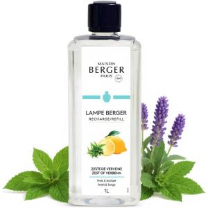 imageMAISON BERGER  Air Pur So Neutral  Lampe Berger Fragrance Refill for Home Fragrance Oil Diffuser  Air Freshener  338 Fluid Ounces  1 LiterZest of Verbena