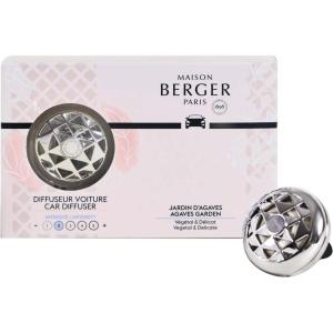 imageMAISON BERGER  Refillable Car Air Freshener Vent Clip Diffuser Set  31 x 2 x 08 inches  Made in France Joy Agave GardenJoy Agave Garden