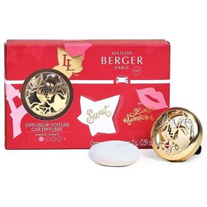 imageMAISON BERGER  Refillable Car Air Freshener Vent Clip Diffuser Set  31 x 2 x 08 inches  Made in France Joy Agave GardenLolita Lempicka Sweet