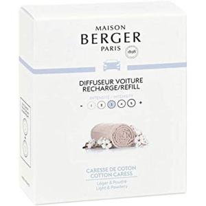 imageSet of 2 Car Odor Diffuser Refill  Ceramic System  46 weeks Ceramic Diffusion Time  Lampe Berger Fragrance  Made in France Citrus BreezeCotton Caress