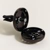 imageMAISON BERGER  Adjustable Refillable Car Air Freshener Vent Clip Diffuser Set  175quot Diameter x 125quot Depth  Made in France OnOff Flash  Gun MetalOnOff Smart  Black
