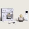 imageMAISON BERGER  Giftset Lampe Berger  Model Rosalie  Home Fragrance Diffuser  76 x 48 x 77 inches  Includes Fragrance Exquisite Sparkle 250 milliliters  845 Fluid Ounces BlueGrey
