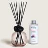 imageMAISON BERGER  Reed Diffuser  Model Mineral  Scented Bouquet with 6 Reed Sticks  315 x 315 x 945 inches  6 Fluid Ounces Lampe Berger Home Fragrance Bottle Blue White  Pure White TeaPink Black  Liliflora