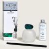 imageMAISON BERGER  Reed Diffuser  Model Mineral  Scented Bouquet with 6 Reed Sticks  315 x 315 x 945 inches  6 Fluid Ounces Lampe Berger Home Fragrance Bottle Blue White  Pure White TeaFrosted Emerald  Bleu Seduction