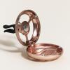 imageMAISON BERGER Luxury Car Air Freshener Vent Clip  Refillable Scent Diffuser for Car Vents FrenchMade Adjustable Fragrance No PodsRefills Included 175 Diameter  Graphic Matte FinishPink Copper