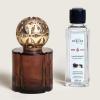 imageMAISON BERGER Pomelis Fragrance Lamp Gift Set Chocolate 250ml Vanilla Magnificence Lacquered Glass Diffuser  Elegant Parisian Design  10h Diffusion  Made in FranceChocolate