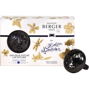 imageMAISON BERGER  Refillable Car Air Freshener Vent Clip Diffuser Set  31 x 2 x 08 inches  Made in France Lolita Lempicka BlackLolita Lempicka Black