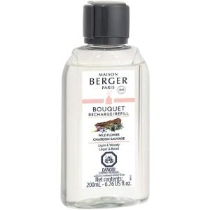 imageMAISON BERGER  Wild Flower  Air Freshener  Fragrance Refill for Reed Sticks and Ceramic Diffuser  676 Fluid Ounces  200 Milliliters