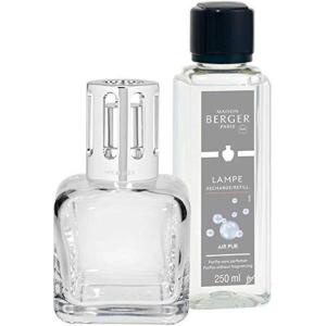imageMAISON BERGER Lampe Berger Giftset Ice Cube  Home Fragrance Diffuser  Perfuming  55 x 3 x 3 inches  Made in France  Includes Fragrance Ocean Breeze 845 Fluid Onces  250 milliliters ZebraClear