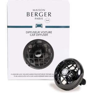 imageMAISON BERGER Luxury Car Air Freshener Vent Clip  Refillable Scent Diffuser for Car Vents FrenchMade Adjustable Fragrance No PodsRefills Included 175 Diameter  Graphic Matte FinishResonance Gunmetal