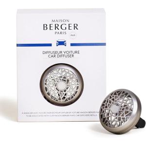 imageMAISON BERGER Luxury Car Air Freshener Vent Clip  Refillable Scent Diffuser for Car Vents FrenchMade Adjustable Fragrance No PodsRefills Included 175 Diameter  Graphic Matte FinishGraphic Matte Finish