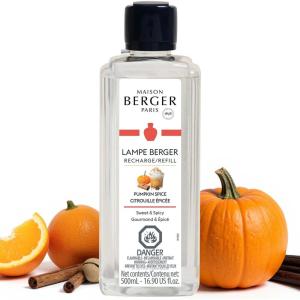 imageMaison Berger  Bleu Seduction  Lampe Berger Fragrance Refill Oil for Home Diffusers  Luxury Air Freshener with Grapefruit Marine Notes ampamp Sandalwood  169 Fl Oz 500mlPumpkin Spice