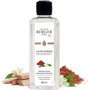 imageMaison Berger  Bleu Seduction  Lampe Berger Fragrance Refill Oil for Home Diffusers  Luxury Air Freshener with Grapefruit Marine Notes ampamp Sandalwood  169 Fl Oz 500mlSandalwood Temptation