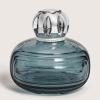 imageMAISON BERGER  Enigma Lampe Berger  Art Deco 2in1 OdorNeutralizing and Fragrance Catalytic Lamp 386 mL  1305 fl oz  No Fragrance Included  Made in France BlueBlue
