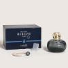 imageMAISON BERGER  Enigma Lampe Berger  Art Deco 2in1 OdorNeutralizing and Fragrance Catalytic Lamp 386 mL  1305 fl oz  No Fragrance Included  Made in France BlueGray