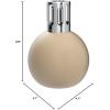 imageMAISON BERGER Fragrance Lamp Model Boule  Luxury Glass Air Purifier amp Odor Eliminator  French Catalytic Diffuser  56 Smoked Home DecorTaupe