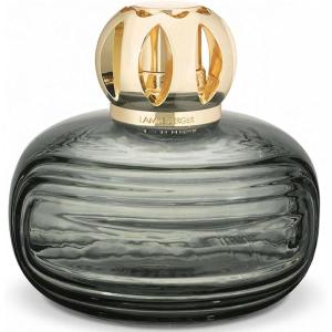 imageMAISON BERGER  Enigma Lampe Berger  Art Deco 2in1 OdorNeutralizing and Fragrance Catalytic Lamp 386 mL  1305 fl oz  No Fragrance Included  Made in France BlueGray