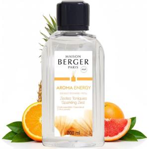 imageMAISON BERGER  Reed Diffuser Fragrance Refills  676 fl oz 200 mL  Home Fragrance Oil for Reed amp Ceramic Diffusers  Made in France Lemon FlowerAroma Energy