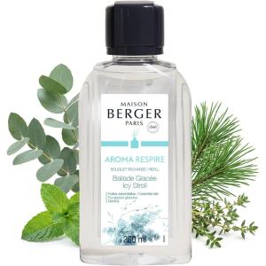 imageMAISON BERGER  Reed Diffuser Fragrance Refills  676 fl oz 200 mL  Home Fragrance Oil for Reed amp Ceramic Diffusers  Made in France Lemon FlowerAroma Respire
