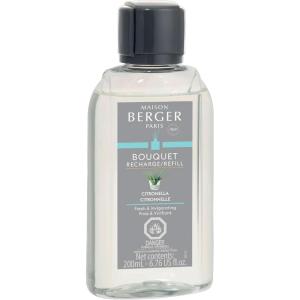imageMAISON BERGER  Reed Diffuser Fragrance Refills  676 fl oz 200 mL  Home Fragrance Oil for Reed amp Ceramic Diffusers  Made in France Lemon FlowerCitronella