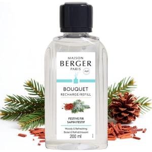 imageMAISON BERGER  Reed Diffuser Fragrance Refills  676 fl oz 200 mL  Home Fragrance Oil for Reed amp Ceramic Diffusers  Made in France Lemon FlowerFestive Fir 2