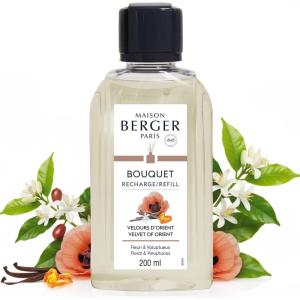 imageMAISON BERGER  Reed Diffuser Fragrance Refills  676 fl oz 200 mL  Home Fragrance Oil for Reed amp Ceramic Diffusers  Made in France Lemon FlowerVelvet of Orient 2