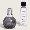 image:imageMAISON BERGER Disco Lamp Gift Set  Grey Checkerboard Catalytic Air Purifier amp Fragrance Diffuser with Pure White Tea Refill Odor Neutralizing Home Care Made in France  250 mL 845 fl ozGrey  Pure White Tea