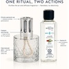 image:imageMaison Berger Mirage Lampe Berger Starter Set Clear Festive Fir  Decorative Catalytic Lamp Air Pur System Includes 250ml Festive Fir Refill Woody Pine Scent Flameless Made in FranceClear