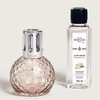 image:imageMAISON BERGER Disco Lampe Berger Gift Set Pink Black Angelica  Lacquered Glass Catalytic Lamp Set 250 ml Black Angelica Refill Helps Neutralize Odors then Perfumes Made in FrancePink  Black Angelica